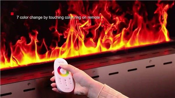 Elektrinis židinys 3D vandens garų kasetė