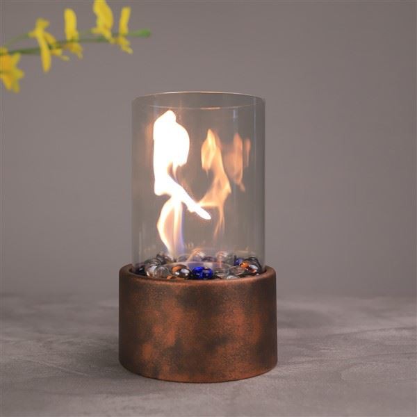 Vidinis bio etanolio židinys be ventiliacijos